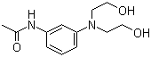 structure of CAS# 92-02-4, 3-(N,N-二羟乙基)氨基乙酰苯胺