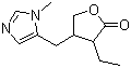structure of CAS# 92-13-7, 匹罗卡品