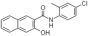 structure of CAS# 92-76-2, 4'-氯-3-羟基-2'-甲基-2-萘甲酰苯胺