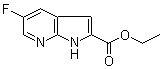 5-氟-1H-吡咯并[2,3-b]吡啶-2-羧酸乙酯分子结构 (CAS 920978-95-6)