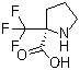 2-(三氟甲基)-D-脯氨酸分子结构 (CAS 921224-82-0)