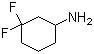 3,3-二氟环己胺分子结构 (CAS 921753-34-6)