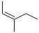 structure of CAS# 922-62-3, (Z)-3-Methyl-2-pentene