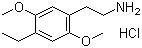 4-乙基-2,5-二甲氧基苯乙胺盐酸盐分子结构 (CAS 923013-67-6)