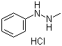 1-甲基-2-苯肼盐酸盐分子结构 (CAS 92304-54-6)
