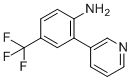 2-(吡啶-3-基)-4-(三氟甲基)苯胺分子结构 (CAS 923293-15-6)