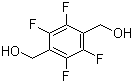 2,3,5,6-四氟对苯二甲醇分子结构 (CAS 92339-07-6)