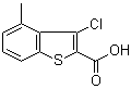 3-Chloro-4-methylbenzo[b]thiophene-2-carboxylic acid molecular structure (CAS 923772-93-4)