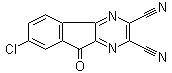 7-氯-9-氧代-9H-茚并[1,2-b]吡嗪-2,3-二甲腈分子结构 (CAS 924296-39-9)