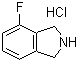 4-氟异吲哚啉盐酸盐分子结构 (CAS 924305-06-6)