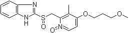 structure of CAS# 924663-38-7, Rabeprazole N-oxide
