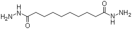 癸二酸二酰肼分子结构 (CAS 925-83-7)