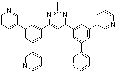 structure of CAS# 925425-96-3, 4,6-Bis(3,5-di-3-pyridylphenyl)-2-methylpyrimidine
