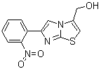 6-(2-硝基苯基)咪唑并[2,1-b]噻唑-3-甲醇分子结构 (CAS 925437-85-0)