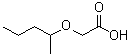 2-(1-甲基丁氧基)乙酸分子结构 (CAS 92565-73-6)