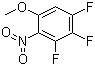 1,2,3-三氟-5-甲氧基-4-硝基苯分子结构 (CAS 925890-13-7)