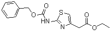 structure of CAS# 92592-02-4, 2-[2-[[(苄氧基)羰基]氨基]-4-噻唑基]乙酸乙酯
