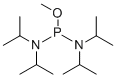 Methyl tetraisopropylphosphorodiamidite molecular structure (CAS 92611-10-4)