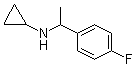 CAS # 926231-85-8, N-(1-(4-Fluorophenyl)ethyl)cyclopropanamine, N-Cyclopropyl-4-fluoro-alpha-methylbenzenemethanamine