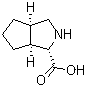 (1S,3aR,6aS)-八氢环戊二烯并[c]吡咯-1-羧酸分子结构 (CAS 926276-11-1)