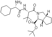 structure of CAS# 926276-18-8, (1S,3aR,6aS)-2-[(2S)-2-[[(2S)-2-氨基-2-环己基乙酰]氨基]-3,3-二甲基-1-氧代丁基]八氢环戊烯并[c]吡咯-1-羧酸叔丁酯