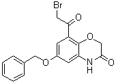 8-(溴乙酰基)-6-(苄氧基)-2H-1,4-苯并恶嗪-3(4H)-酮分子结构 (CAS 926319-53-1)