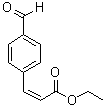 (Z)-3-(4-甲酰基苯基)-2-丙烯酸乙酯分子结构 (CAS 92636-27-6)