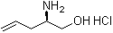 structure of CAS# 926660-30-2, (2R)-2-氨基-4-戊烯-1-醇盐酸盐