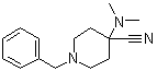 4-(二甲基氨基)-1-(苯基甲基)-4-哌啶甲腈分子结构 (CAS 92703-36-1)