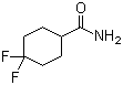 4,4-二氟环己甲酰胺分子结构 (CAS 927209-98-1)