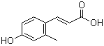(2E)-3-(4-羟基-2-甲基苯基)-2-丙烯酸分子结构 (CAS 927438-49-1)