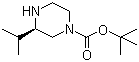 structure of CAS# 928025-63-2, (R)-1-叔丁氧羰基-3-异丙基哌嗪