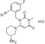 曲格列汀盐酸盐分子结构 (CAS 928201-46-1)