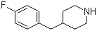 4-(4'-氟苄基)哌啶分子结构 (CAS 92822-02-1)