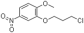structure of CAS# 92878-95-0, 2-(3-氯丙氧基)-1-甲氧基-4-硝基苯