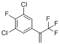 structure of CAS# 928783-84-0, 1,3-dichloro-2-fluoro-5-[1-(trifluoromethyl)ethenyl]-Benzene
