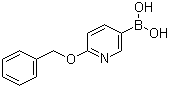 2-苄氧基吡啶-5-硼酸分子结构 (CAS 929250-35-1)