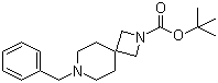 structure of CAS# 929301-99-5, 7-(Phenylmethyl)-2,7-diazaspiro[3.5]nonane-2-carboxylic acid tert-butyl ester