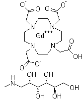 structure of CAS# 92943-93-6, Gadoterate meglumine