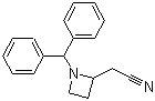 CAS # 92992-32-0, 1-(Diphenylmethyl)-2-azetidineacetonitrile