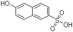 structure of CAS# 93-01-6, 2-萘酚-6-磺酸