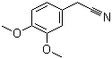 structure of CAS# 93-17-4, (3,4-Dimethoxyphenyl)acetonitrile