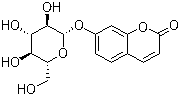 structure of CAS# 93-39-0, 茵芋苷