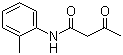 2'-Methylacetoacetanilide molecular structure (CAS 93-68-5)