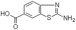 structure of CAS# 93-85-6, 2-氨基苯并噻唑-6-甲酸