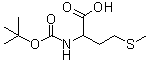 structure of CAS# 93000-03-4, N-叔丁氧羰基-DL-蛋氨酸