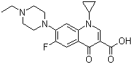 structure of CAS# 93106-60-6, 恩诺沙星