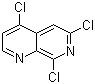 4,6,8-三氯-1,7-萘啶分子结构 (CAS 931100-02-6)