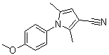 CAS 登录号：931734-08-6, 1-(4-甲氧基苯基)-2,5-二甲基-1H-吡咯-3-甲腈