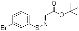 tert-Butyl 6-bromobenzo[d]isothiazole-3-carboxylate molecular structure (CAS 932702-07-3)